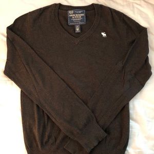 Abercrombie & Fitch Men's Sweater Brown M